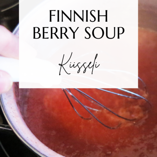 Finnish berry soup