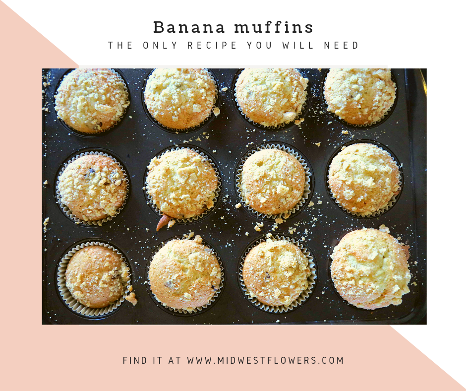 Banana  bread Muffins / the only recipe you will need