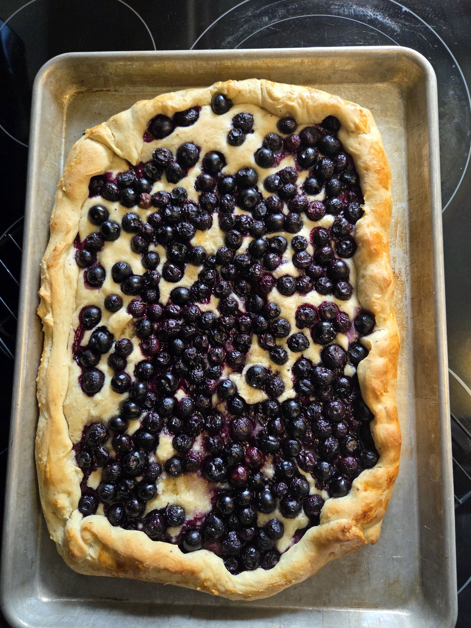 Finnish blueberry pie