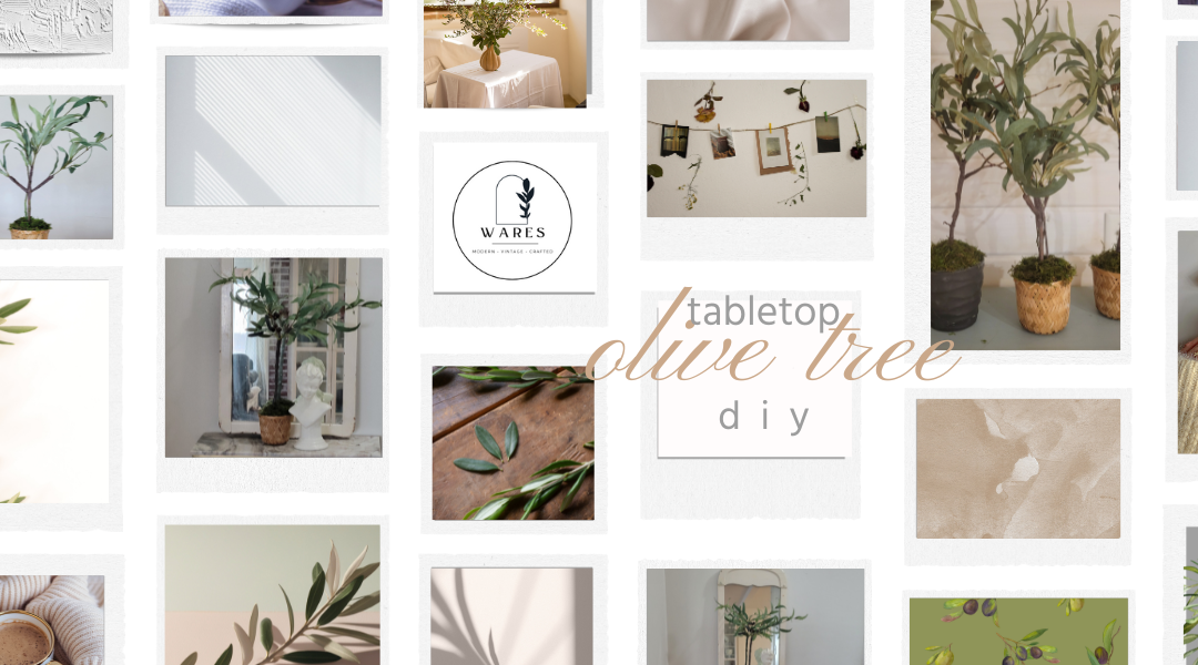 Bring peace home: a simple diy olive tree tutorial